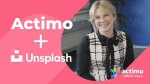 Actimo + Unsplash Free Images to Engage Employees
